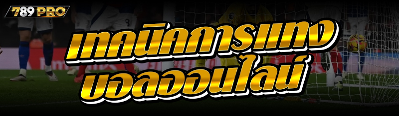 เทคนิคการแทงบอลออนไลน์