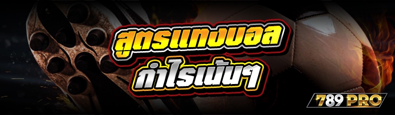 สูตรแทงบอล กำไรเน้นๆ 