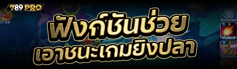 ฟังก์ชันช่วยเอาชนะเกมยิงปลา