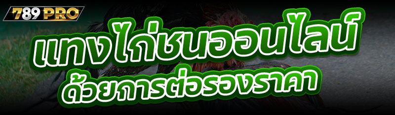 แทงไก่ชนออนไลน์ ด้วยการต่อรองราคา