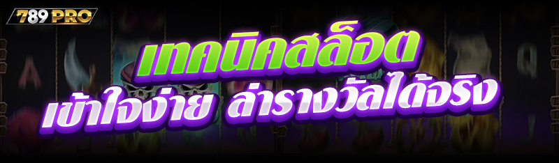 เทคนิคสล็อต เข้าใจง่าย ล่ารางวัลได้จริง